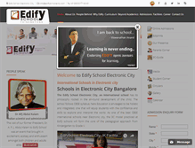 Tablet Screenshot of edifyschoolecity.com